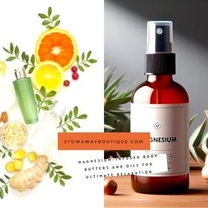 Magnesium Spray Magnesium Mist Natural Topical Magnesium 4oz
